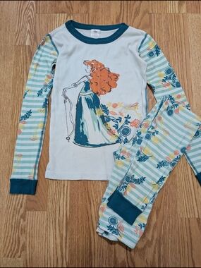 Hanna Andersson Organic Cotton Disney Princess Pajamas Long Sleeve